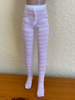 12"  Tonner Marley or Ann or 14" Patience Print Tights