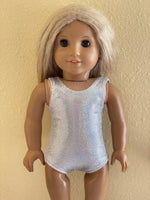 Shiny Sleeveless Leotard for 18" American Girl Doll: Dance Separates