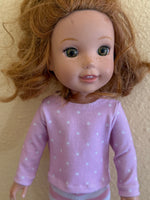 Print Long Sleeve T-shirt 14" Wellie Wishers