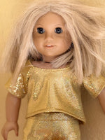 Fancy Shiny Shirts for 18" American Girl Doll: Dance Separates