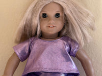 Fancy Shiny Shirts for 18" American Girl Doll: Dance Separates