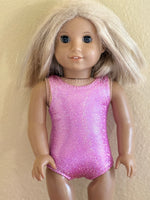 Shiny Sleeveless Leotard for 18" American Girl Doll: Dance Separates