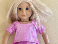 Fancy Shiny Shirts for 18" American Girl Doll: Dance Separates