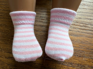 12" Baby Sasha Print Ankle Socks