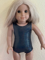 Shiny Sleeveless Leotard for 18" American Girl Doll: Dance Separates