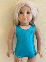 Shiny Sleeveless Leotard for 18" American Girl Doll: Dance Separates