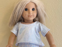 Fancy Shiny Shirts for 18" American Girl Doll: Dance Separates