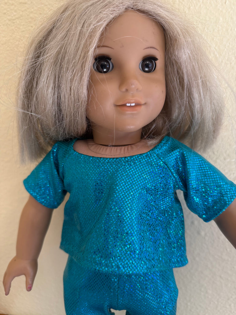 Fancy Shiny Shirts for 18" American Girl Doll: Dance Separates