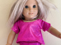Fancy Shiny Shirts for 18" American Girl Doll: Dance Separates