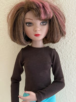 16" Ellowyne Jewel Neck Solid Color T-shirt