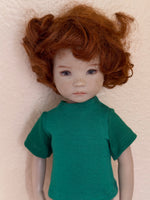 13" Effner Little Darling Solid Color Short Sleeve T-shirt