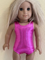 Shiny Sleeveless Leotard for 18" American Girl Doll: Dance Separates