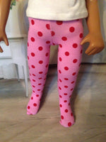 12" Ruby Red Galleria Siblies VALENTINE TIGHTS