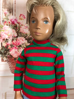 16" Sasha Print Long Sleeve Turtleneck