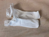 19" Chatty Cathy Lace Trimmed White Ankle Socks