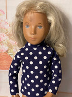 16" Sasha Print Long Sleeve Turtleneck