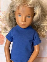 16" Sasha Solid Color Short Sleeve Crew Neck T-Shirt