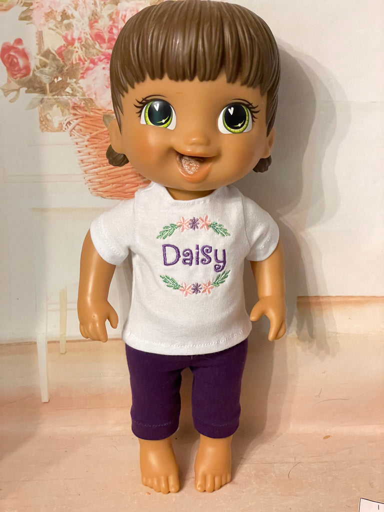 12" Baby Alive personalized outfit