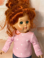 8" Ginny/MA Wendy Print Long Sleeve T-shirt