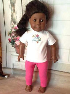 Solid Color Leggings for 18" American Girl doll