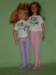 12" Slim Bethany Print Tights