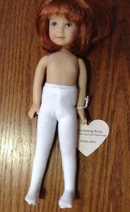 8" Heartstrings solid color tights