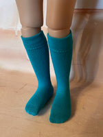 14.5" Ruby Red Galleria Fashion Friends Solid Color Knee Socks