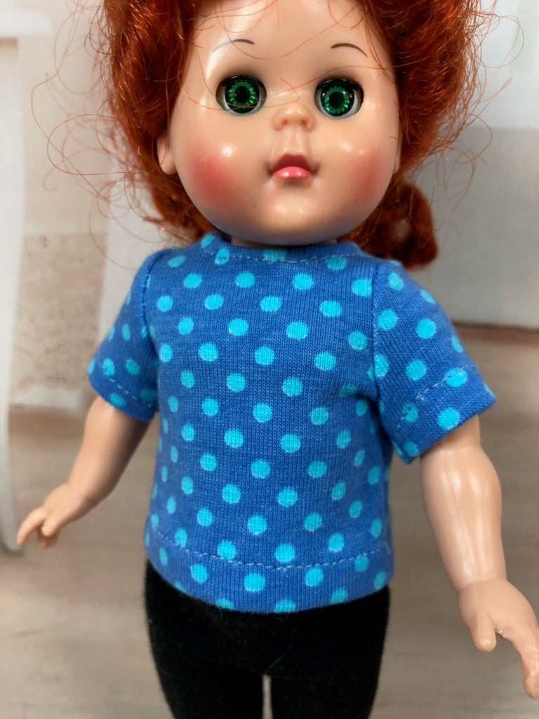 8" Ginny/MA Wendy Print Short Sleeve T-shirt