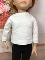 13" Effner Little Darling Solid Color Long Sleeve T-shirt