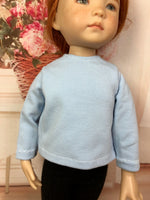 13" Effner Little Darling Solid Color Long Sleeve T-shirt