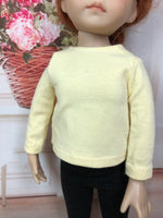 13" Effner Little Darling Solid Color Long Sleeve T-shirt
