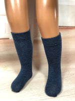 16" A Girl for All Time Solid Color Knee Socks