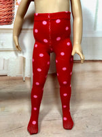 13" Effner Little Darling Print Tights