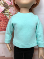 13" Effner Little Darling Solid Color Long Sleeve T-shirt