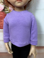 13" Effner Little Darling Solid Color Long Sleeve T-shirt