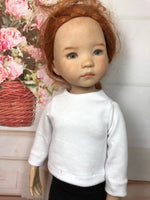 13" Effner Little Darling Solid Color Long Sleeve T-shirt