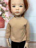 13" Effner Little Darling Solid Color Long Sleeve T-shirt