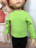 13" Effner Little Darling Solid Color Long Sleeve T-shirt