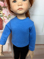 13" Effner Little Darling Solid Color Long Sleeve T-shirt