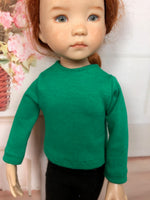 13" Effner Little Darling Solid Color Long Sleeve T-shirt