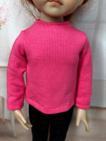 13" Effner Little Darling Solid Color Long Sleeve T-shirt