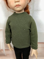 13" Effner Little Darling Solid Color Long Sleeve T-shirt