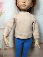 13" Effner Little Darling Solid Color Long Sleeve T-shirt