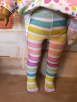 Valentine Tights for 18" American Girl Doll