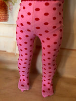 Valentine Tights for 18" American Girl Doll