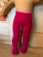 Valentine Tights for 18" American Girl Doll