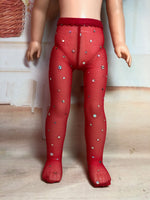 Valentine Tights for 14" Wellie Wishers doll