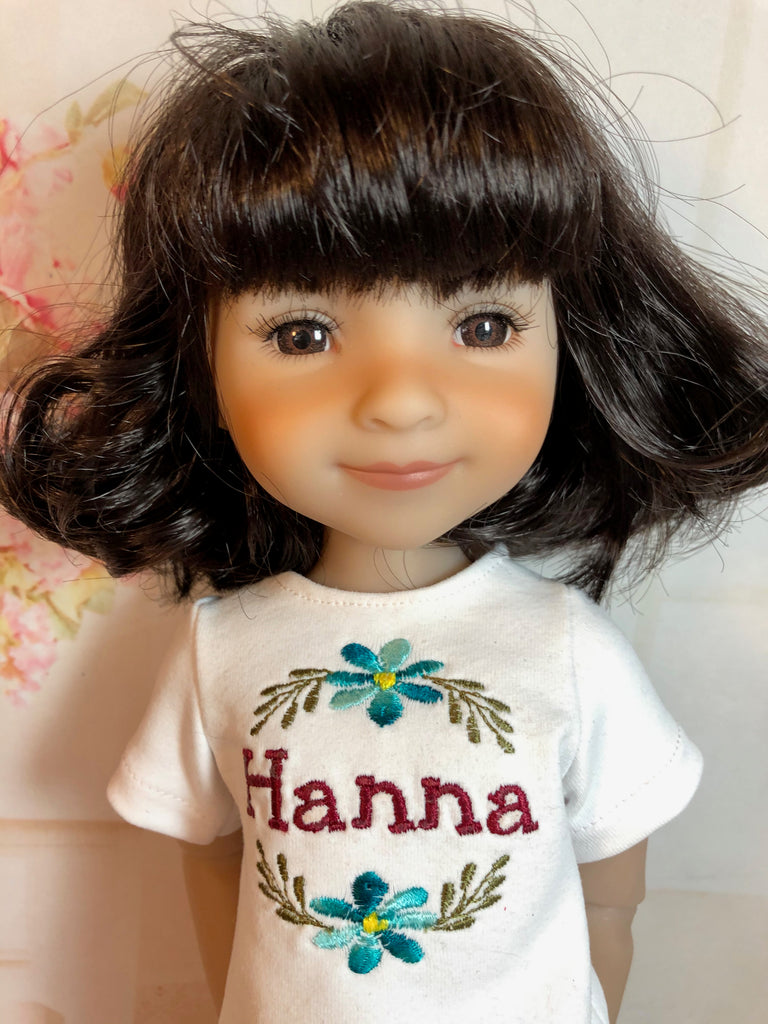 14.5" Fashion Friends Embroidered T-shirt