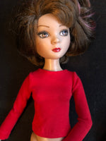 16" Ellowyne Jewel Neck Solid Color T-shirt