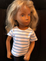 16" Sasha Print Short Sleeve Boat Neck T-shirt